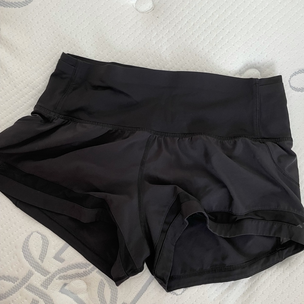 Lululemon Black Running Shorts